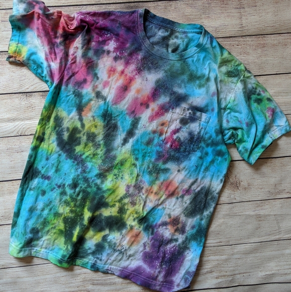Stafford Other - Custom Tie Dye Heavy Weight Pocket Tee - Medium